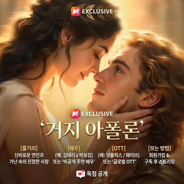 거지 아폴론 결말 및 넷쇼츠 다시보기 방법