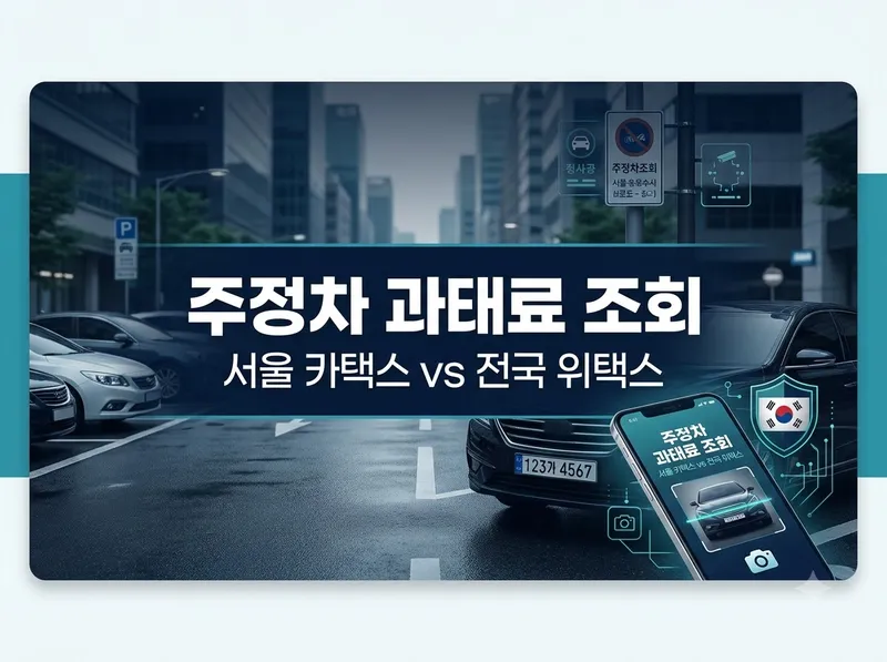 주정차 과태료 조회 방법과 자진납부 감경
