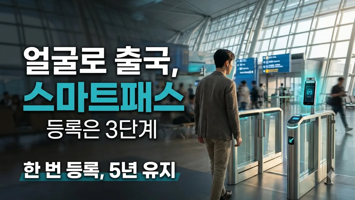 인천공항 스마트패스 등록 3단계 안내