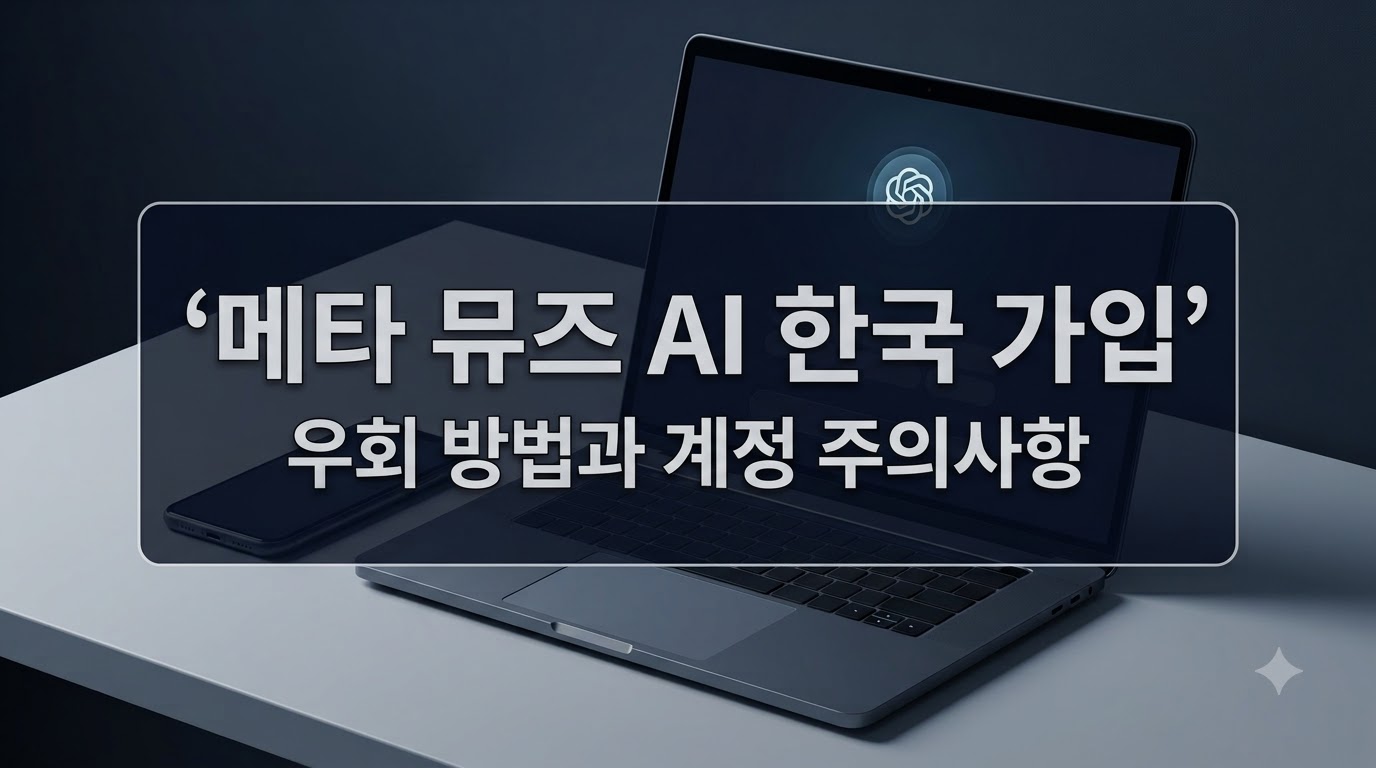 메타 뮤즈 AI 한국 가입 방법과 주의사항 정리
